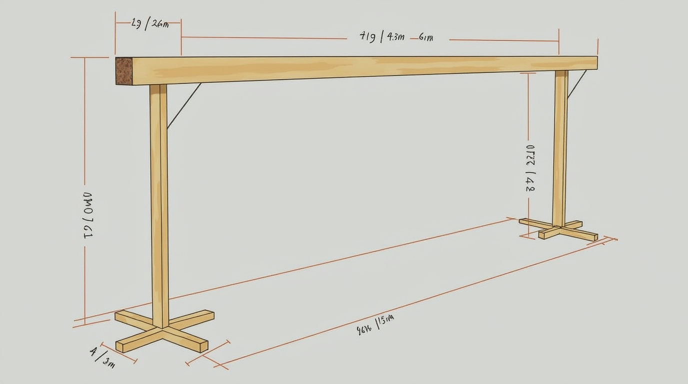 balance beam dimensions