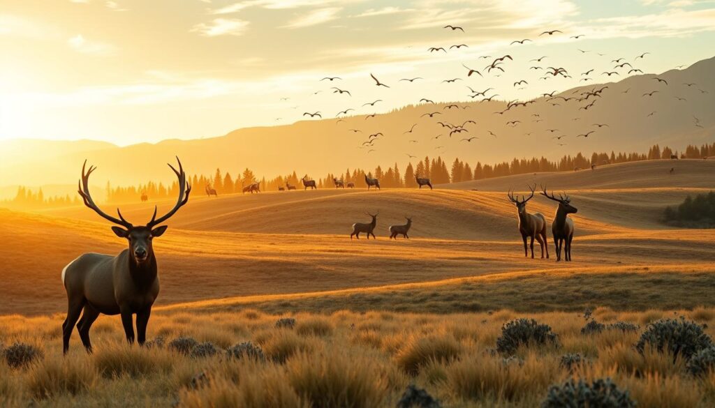 american ranch wildlife