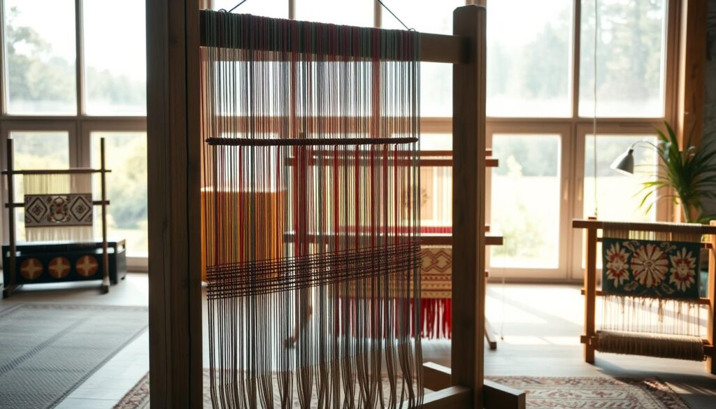 weaving patterns on looms